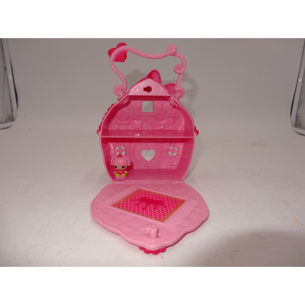 Lalaloopsy Tinies Jewel's House Play and Go Set with Mini Doll Pink 2014